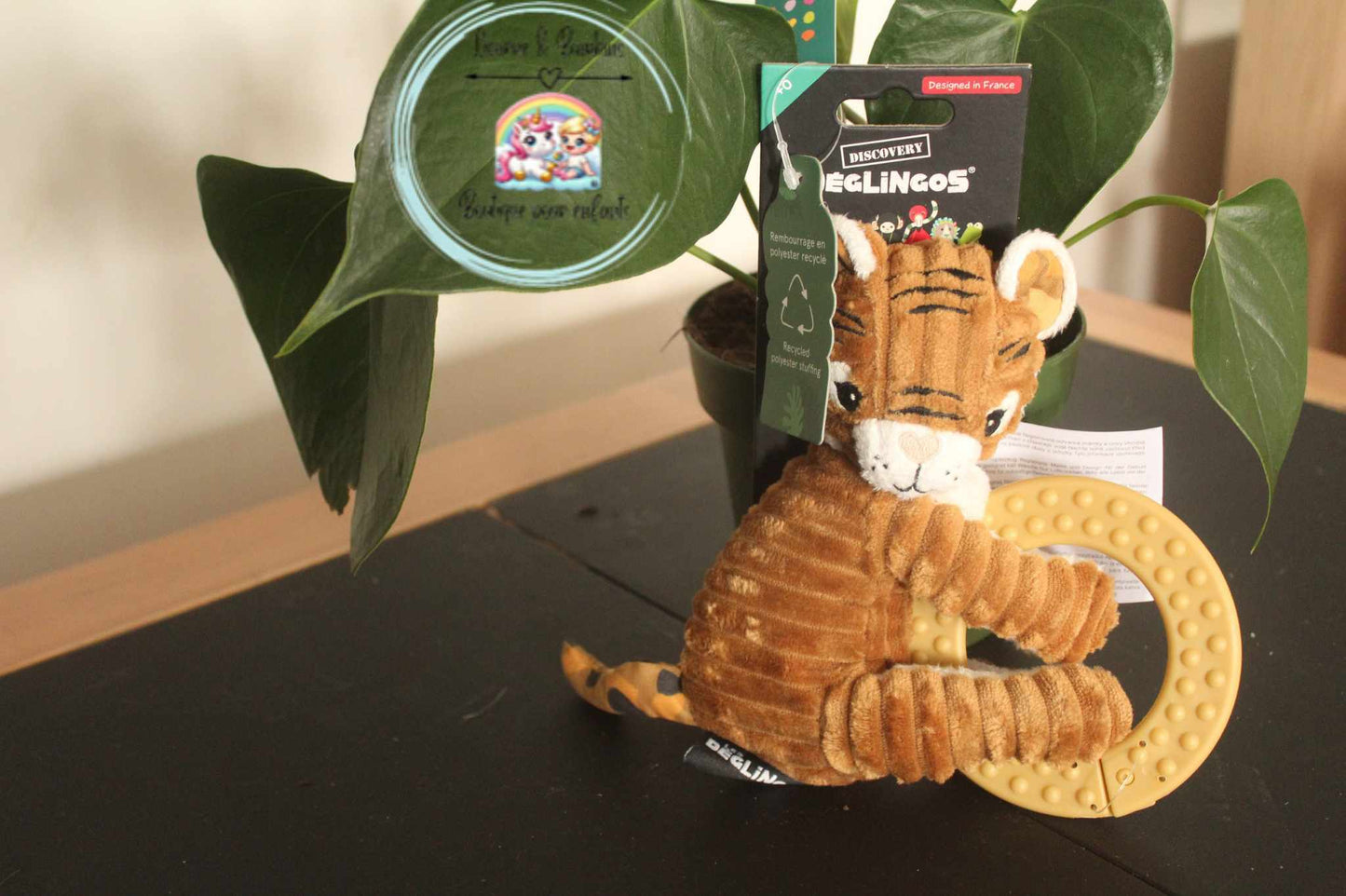 Peluche à mâchouiller - Modèle Speculos le Tigre