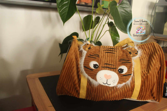 Sac weekend - Modèle Speculos le tigre